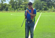 Pj. Bupati Garut Resmikan Lapangan Sepak Bola Cisanggiri di Kecamatan Cibalong