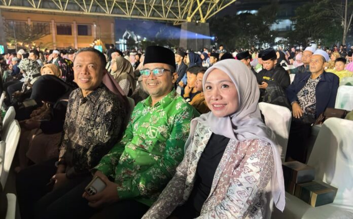 Pelaksanaan Penutupan MTQH XXXIX tingkat Provinsi Jawa Barat, yang dilaksanakan di Dome Balerame, Kabupaten Bandung, Sabtu (21/6/2025).