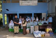 Salam Mukti Foundation Kembali Salurkan Bantuan ke Pesantren Asurur di Desa Talagasari Banjarwangi