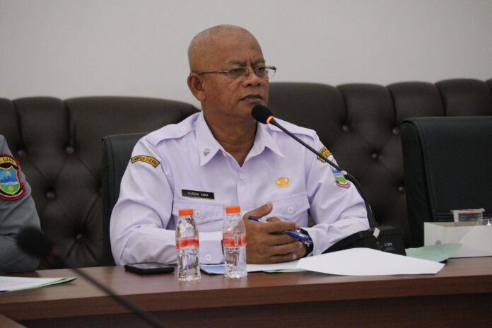 Pelaksanaan Rapat Forum Lalulintas Kabupaten Garut, yang dilaksanakan di Aula Kantor Dishub Garut, Jalan Merdeka, Kecamatan Tarogong Kidul, Kabupaten Garut, Rabu (26/11/2025).